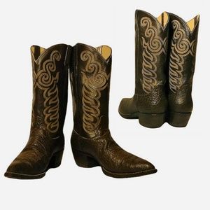 Men's Vintage Cowtown Western Boots- Size 12 D